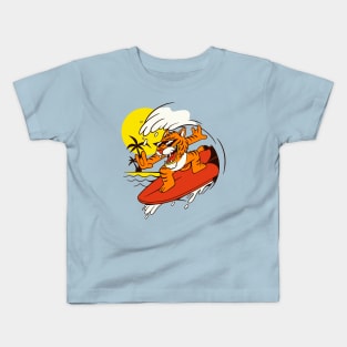 Tiger Surfing Kids T-Shirt